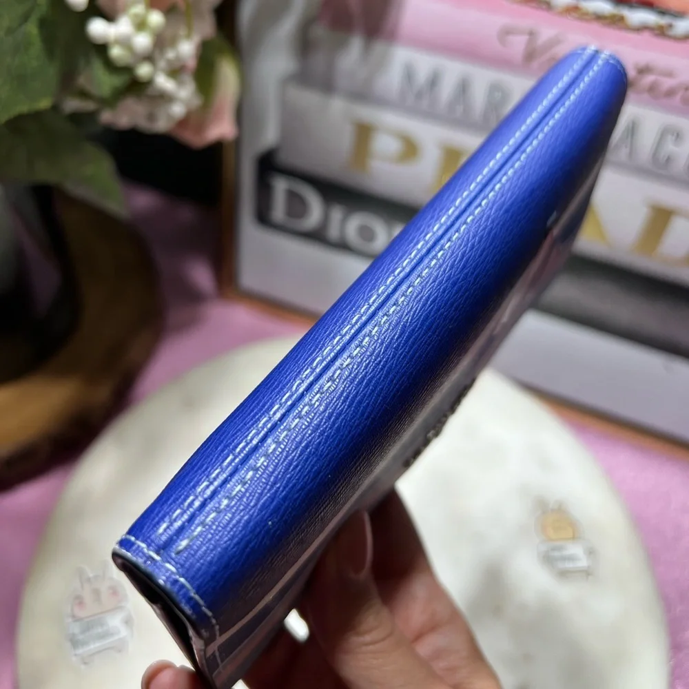 Kate Spade Hot Air Balloon Large Slim Bifold Wallet EUC